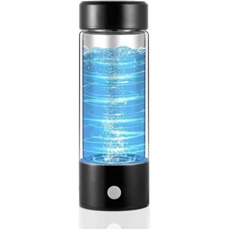 Wasserstoff-Wasserflasche mit PEM-SPE-Technologie, tragbarer Wasserreinigungsgenerator für sauberes und gesundes Trinken. Kangen-Wassermaschine zur Herstellung ionisierter Wassermengen mit Geschenkbox (1/4)