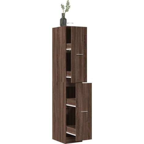 Apothekerschrank Eichen-Optik 30x41x174,5 cm Holzwerkstoff