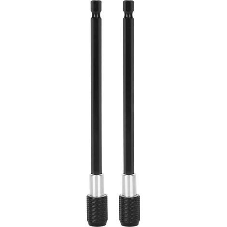 Cacciavite esagonale a sgancio rapido, prolunga autobloccante per trapano elettrico, 150 mm, 2 pezzi -Crezuo