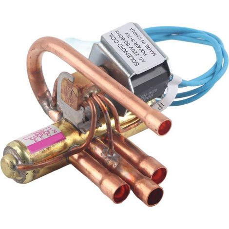 Accessoire de maintenance de service de réfrigération pour vanne d'inversion à quatre voies de climatisation (1P) (1/4)