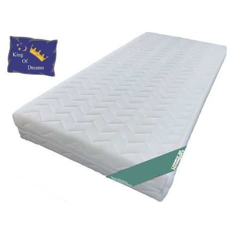 Matelas 19cm 120x200 Ferme Déhoussable - Mousse Indéformable + Oreiller Mémoire de Forme + Protège Matelas OFFERTS (1/5)