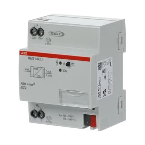Gateway Abb per sistemi KNX 1 canale 64 dispositivi slave gestibili KNXH0083 (1/3)