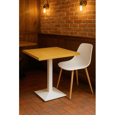 Mesas Bar - Mesa Kuat White 70 cm - Madera clara (1/5)