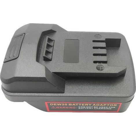 Adaptateur De Batterie - Pour Batteries Lithium-Ion 18 V Et 20 V - Compatible Avec Outils À Batterie 20 V - Noir - 1 Pièce (1/5)