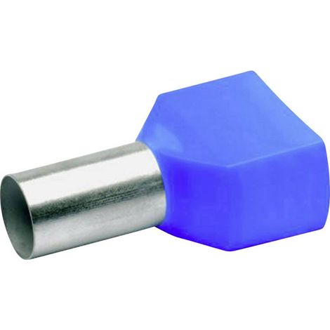 Klauke 87714 Capocorda doppio 16 mm² Parzialmente isolato Blu 100 pz. (1/2)