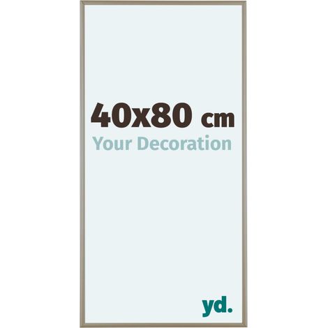 yd. - Cadre photo 40x80 - Champagne - Aluminium - Kent