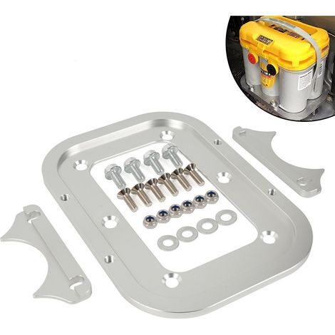 Modification du véhicule : support de batterie en aluminium pour coffre de voiture Optima D34 34/78 (1/5)