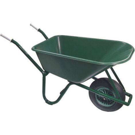 Carriola Per Agricoltura Lt.100 - vasca in polipropilene verde lt.100