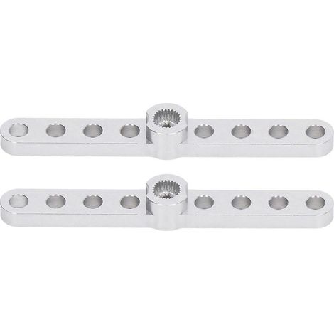 Ensemble de connexion de bras de servo en 2 pièces, en alliage d'aluminium, avec 25 dents (1/4)