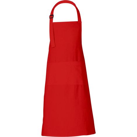 Kochschürzen für Damen und Herren, 88 x 69 cm, einfarbige Baumwolle mit 3 Taschen