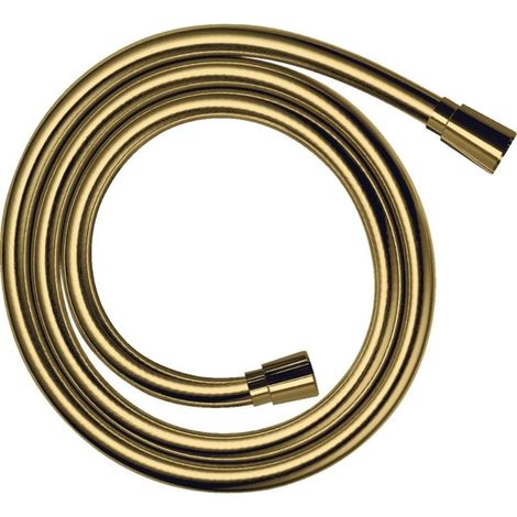 Flexo de ducha 1,60 m HANSGROHE Isiflex aspecto dorado pulido