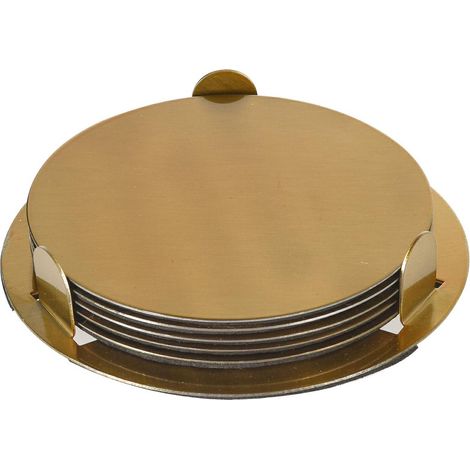 Ensemble de 6 sous-verres dorés (1/4)