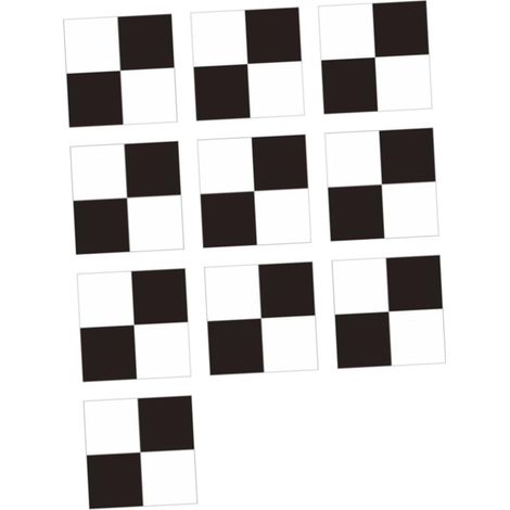 Lot De 10 Autocollants Muraux En Pvc Pour Salle De Bain Carreaux En Treillis Pour Décoration De Cuisine (1/5)