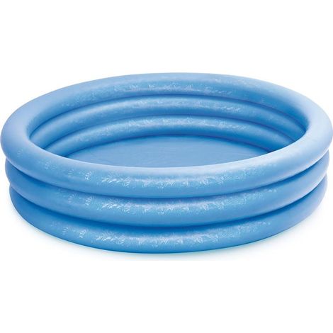 1 Piscina Gonfiabile in Vinile, Cristallo Blu, 168x38 Cm, Per il Giardino, il Bambino (1/5)