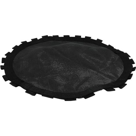 Tapis de saut de rechange pour jardin familial, forme ronde, noir résistant à la décoloration, 61 x 61 x 0,2 cm, lot de 1 (1/5)