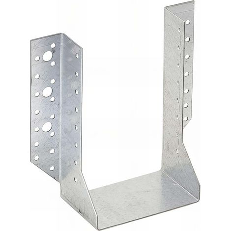 Sabot de charpente galvanisé à ailes extérieures - Larg. 120 x Ht. 190 mm