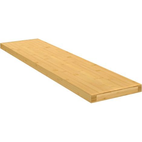 Bambus-Wandregal 80x20x2,5 cm (1/4)