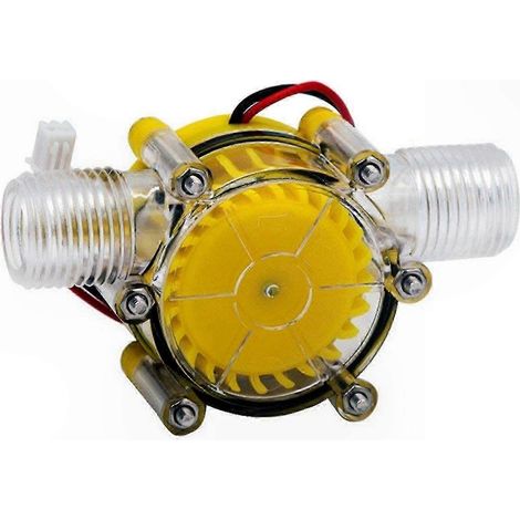 Générateur hydraulique miniature 10W, turbine à eau 80V, conversion d'énergie cinétique, pompe à flux, dispositif hydroélectrique compact pour usage domestique. (1/5)