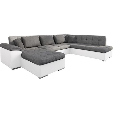 Canapé d'angle Comfivo 140, Soft 017 + Lux 05 + Lux 06, Fonction de couchage, 348x205x76cm, 0 (1/5)