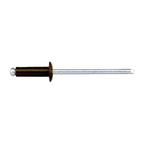 RIVET À CLAPET "TÊTE PLATE" 4,0x8 mm - Sachet de 100