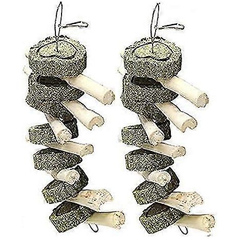 Lot de 2 jouets à mâcher pour lapins, friandises pour animaux de compagnie (1/5)