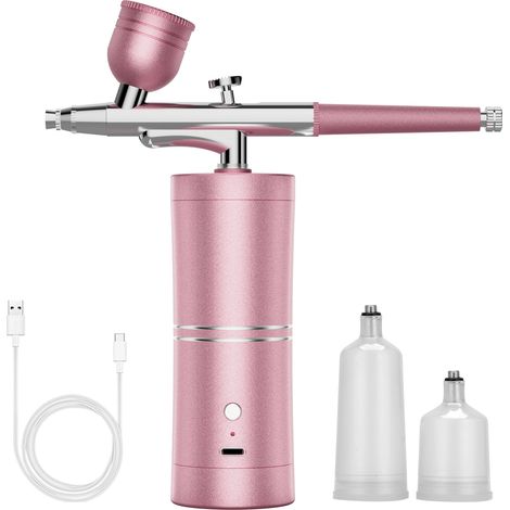 Kit aérographe portable - convient pour le nail art, le maquillage, le modélisme, la coiffure et la pâtisserie. (1/5)