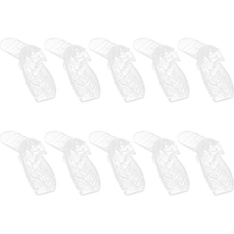 10 plateaux empreintes dentaires jetables transparents pour empreintes dentaires, porte-empreintes pour soins dentaires, empreintes supérieures et inférieures (1/5)