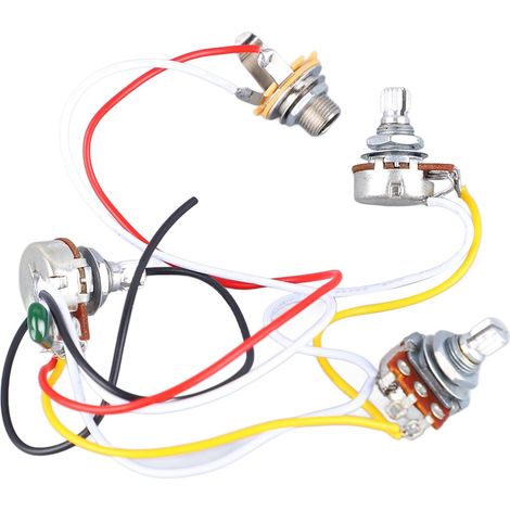 Essential Bass Potentiometer Wiring Harness and Volume Control for Musicians: Upgrade Your Instruments - Reliably and Easily Enhance Your Sound Experience (1/5)