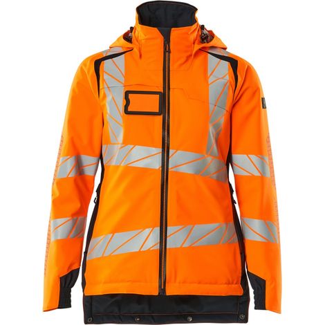 Mascot Winterjacke CLIMASCOT®, Damen Winterjacke Gr. 2XL, hi-vis orange/schwarzblau (1/4)