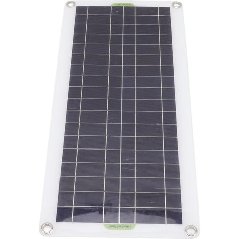 Panneau de charge solaire 12 V à 220 V 30 W, kit chargeur de batterie solaire onduleur 220 W pour camping et randonnée 100 A (1/5)