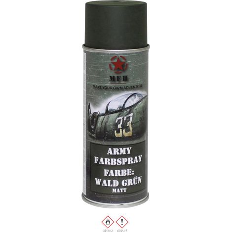 MFH - Military & Adventure 40344 Farbspray WALD GRÜN matt RAL 6031 400 ml Wald-Grün 1 St. (B x H) 6.