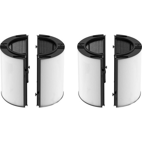 2-in-1 Ersatzfilter Kompatibel mit Dyson Luftreiniger HP04 TP04 DP04 PH04 HP09 TP09 HP07 TP07 PH03 PH01, Hohe Effizienz H13 Grade True HEPA-Filter und Aktivkohlefilter(2er-Pack) (1/5)