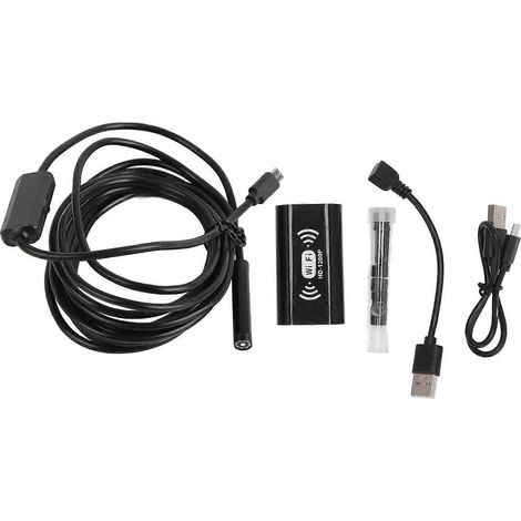 F130 8mm WLAN-Endoskop, starres Kabel, HD, wasserdicht, Industrie-Endoskop für Computer, Smartphone, 3,5 m /