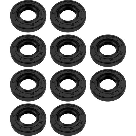 10 x NBR Nitrile Rubber Seals 15 x 30 x 7 mm for Differential Crankshafts and Automotive Shock Absorbers (1/5)