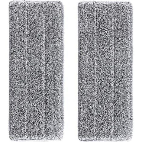 2 Coperture di ricarica in microfibra per scopa - VENTEO - Scopa Auto Clean And Dry - Ricambi in microfibra/Tamponi per scope e mop (1/5)
