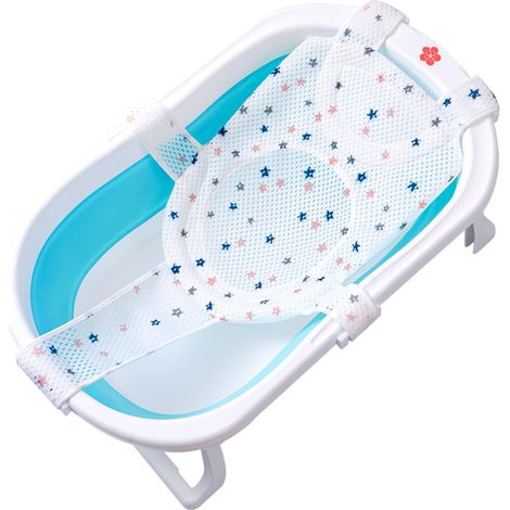 Coussin de bain antidérapant en forme de croix pour nouveau-né de 0 à 36 mois (1/5)