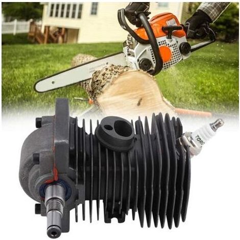 Moteur 38 mm cylindre, piston Ms170 Ms180 ensemble piston et cylindre piston vilebrequin pour tronçonneuse Ms170 Ms180 018 (1/5)