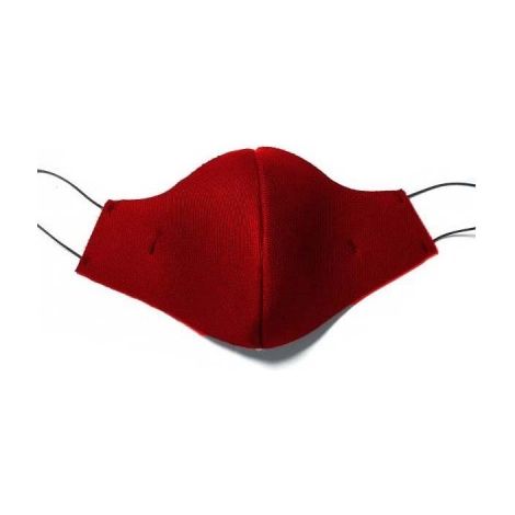 MASCARILLA REUTILIZABLE TEXTIL ROJO - JS CORP.