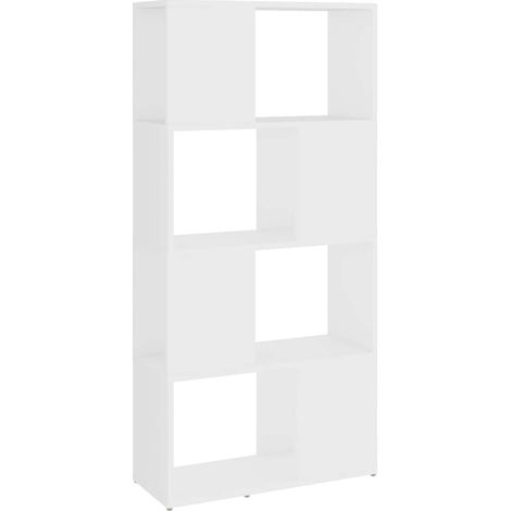 Maison Exclusive - Librería separador madera contrachapada blanco (1/5)