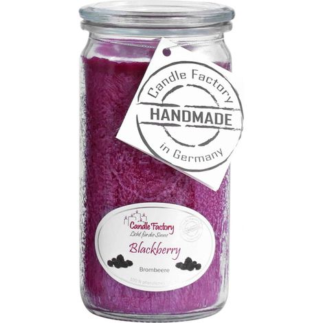 Candle Factory Mini Jumbo Blackberry Duftkerze Dekokerze pflaume 307-053 (1/5)