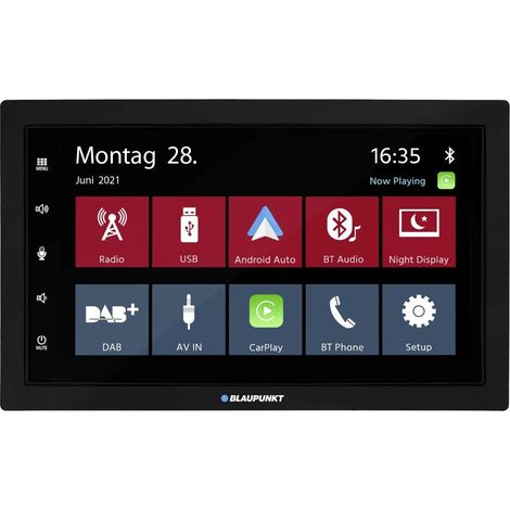 [NEUWERTIG] B-Ware Blaupunkt Mannheim 600 Dab Bt Moniceiver Autoradio Empfänger Bluetooth Blau
