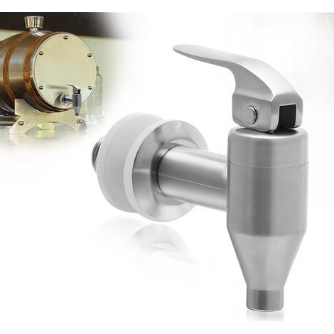 Lot de 1 Robinet pour Distributeur de Boisson Remplacement, Robinet pour Fontaine à Eau en Acier Inoxydable, Robinets Fontaine a Punch pour la Maison et la Fête (1/5)