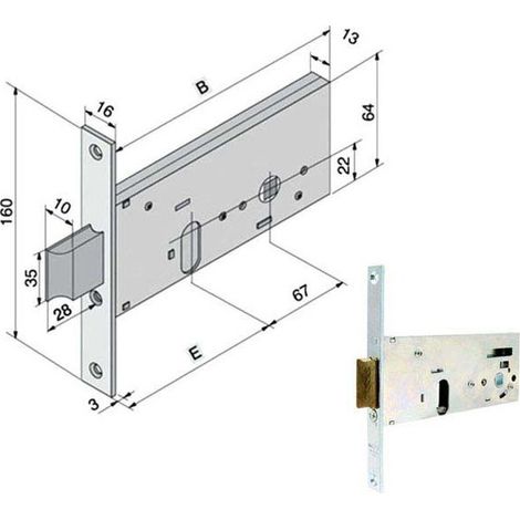 SERRATURA INF.ALL 133.70.01.0 WELKA [WELKA ]