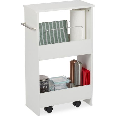Carrito de nicho blanco