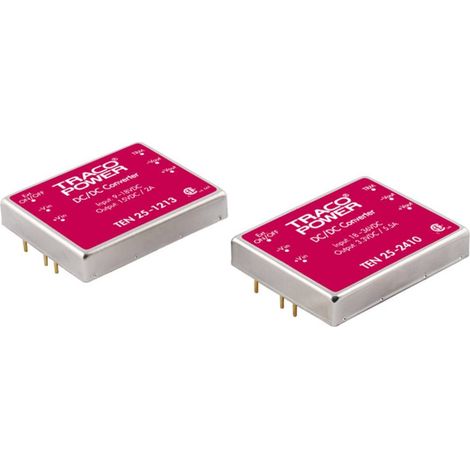 TracoPower TEN 25-2412 Convertitore DC/DC da circuito stampato 24 V/DC 12 V/DC 2.5 A 30 W Num. uscite: 1 x Contenuto 1 (1/4)