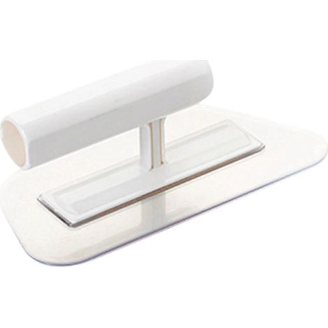 Spatule polygonale en PP avec manche ergonomique, adaptée au plâtrage et au polissage. (1/3)