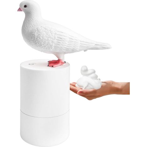 300ml Savon Automatique Savon moussant Pigeon sans Contact Salle de Bain et Cuisine Savon électrique de Bureau et d'hôtel avec capteur Infrarouge/de mouvemen Cuisine (1/5)