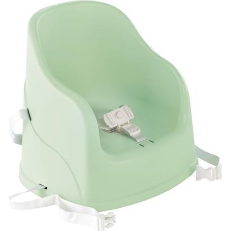 Rejilla de silla THERMOBABY Tudi - de 6 a 36 meses - Arnés de seguridad de 3 puntos - Verde celadón (1/3)
