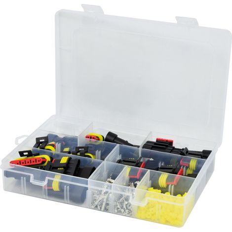Coffret de 14 connecteurs électriques étanches