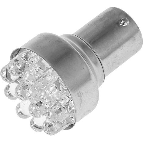 Lampadina indicatore di direzione 12 LED BA15S 12V, arancione